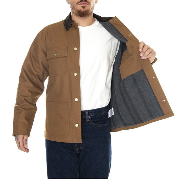 Carhartt WIP Michigan Coat (brown & tobacco) - Picture 8 of 11